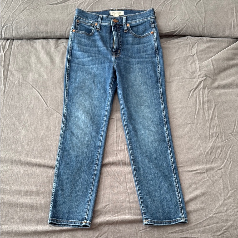 J. Crew Blue Straight Leg Jeans Classic Denim